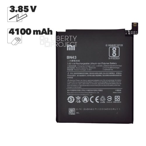 Аккумулятор (АКБ) для Xiaomi Redmi Note 4x (BN43) Li4100 EURO (OEM)