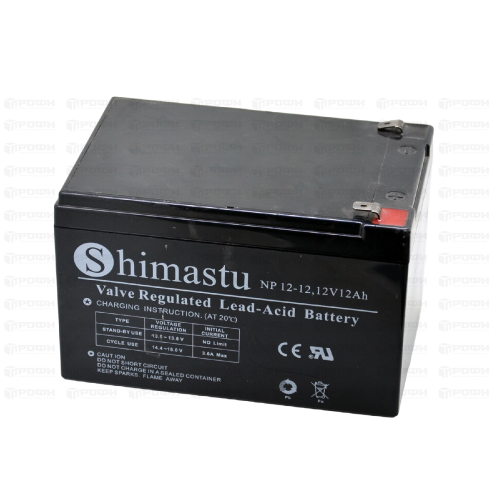 Аккумулятор SHIMASTU NP12-12 (12Ач 12В) свинцово-кислотный