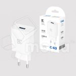 Сетевое зарядное устройство USB BC C43 (10W) Белый