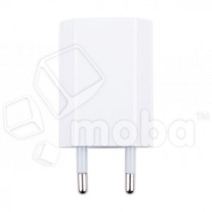 Сетевое зарядное устройство USB для iPhone "Призма" (5W) (тех.упак.) Белый - Китай