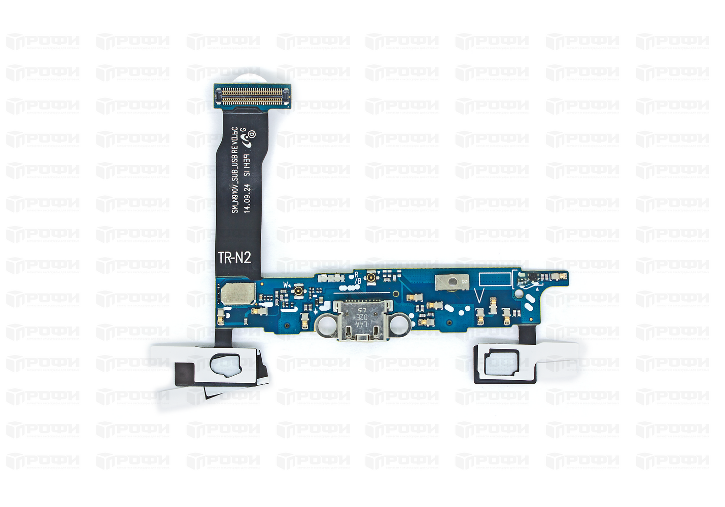 Шлейф Samsung N910C (Note 4) с разъемом зарядки/микрофон