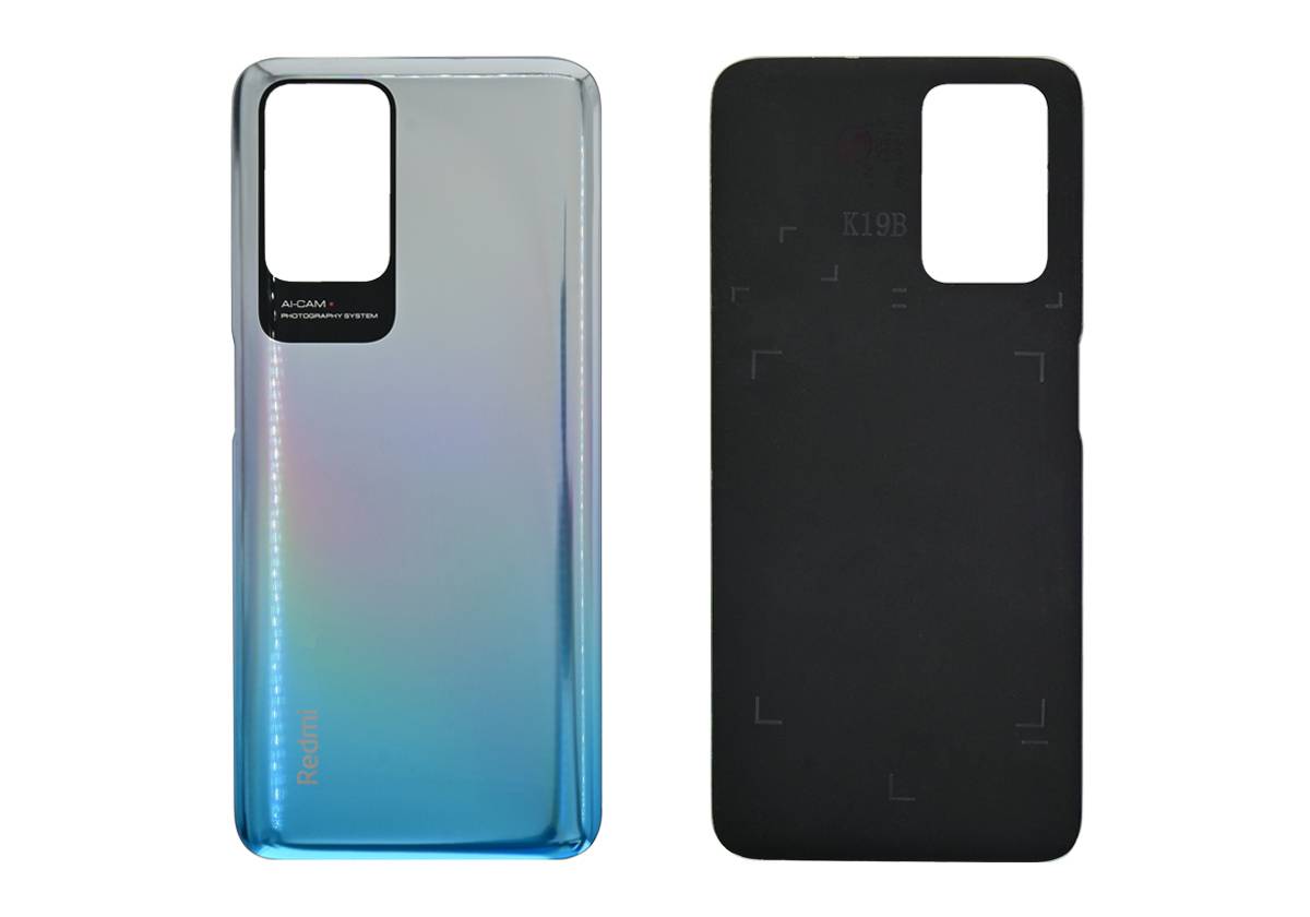 Задняя крышка для Xiaomi Redmi 10 (Синяя)