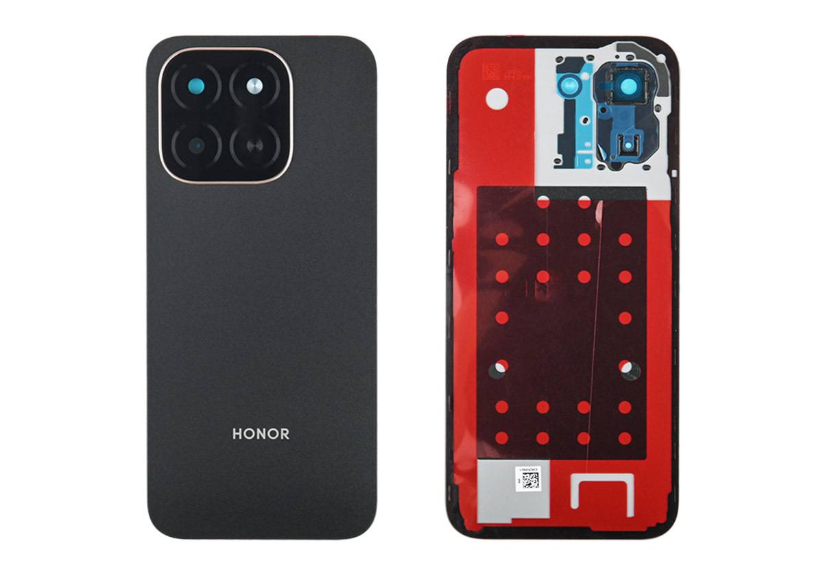 Задняя крышка для Huawei Honor X6c со стеклом камеры (черный, со стеклом камеры)