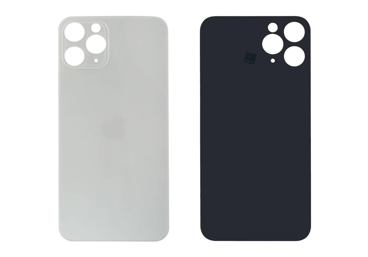 Задняя крышка для iPhone 11 Pro (Серебристая, ORG, монолит)