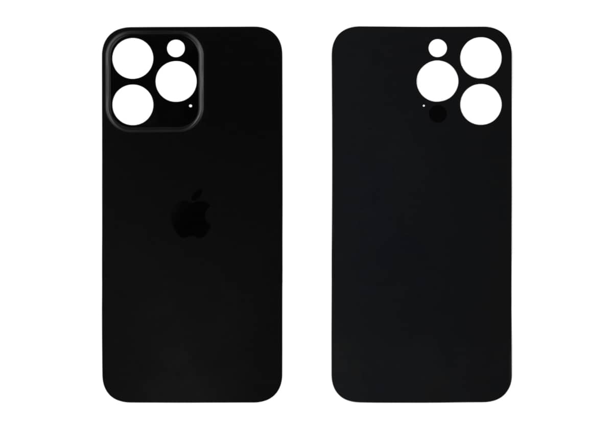 Задняя крышка для iPhone 14 Pro Max (Космический черный, ORG, монолит)