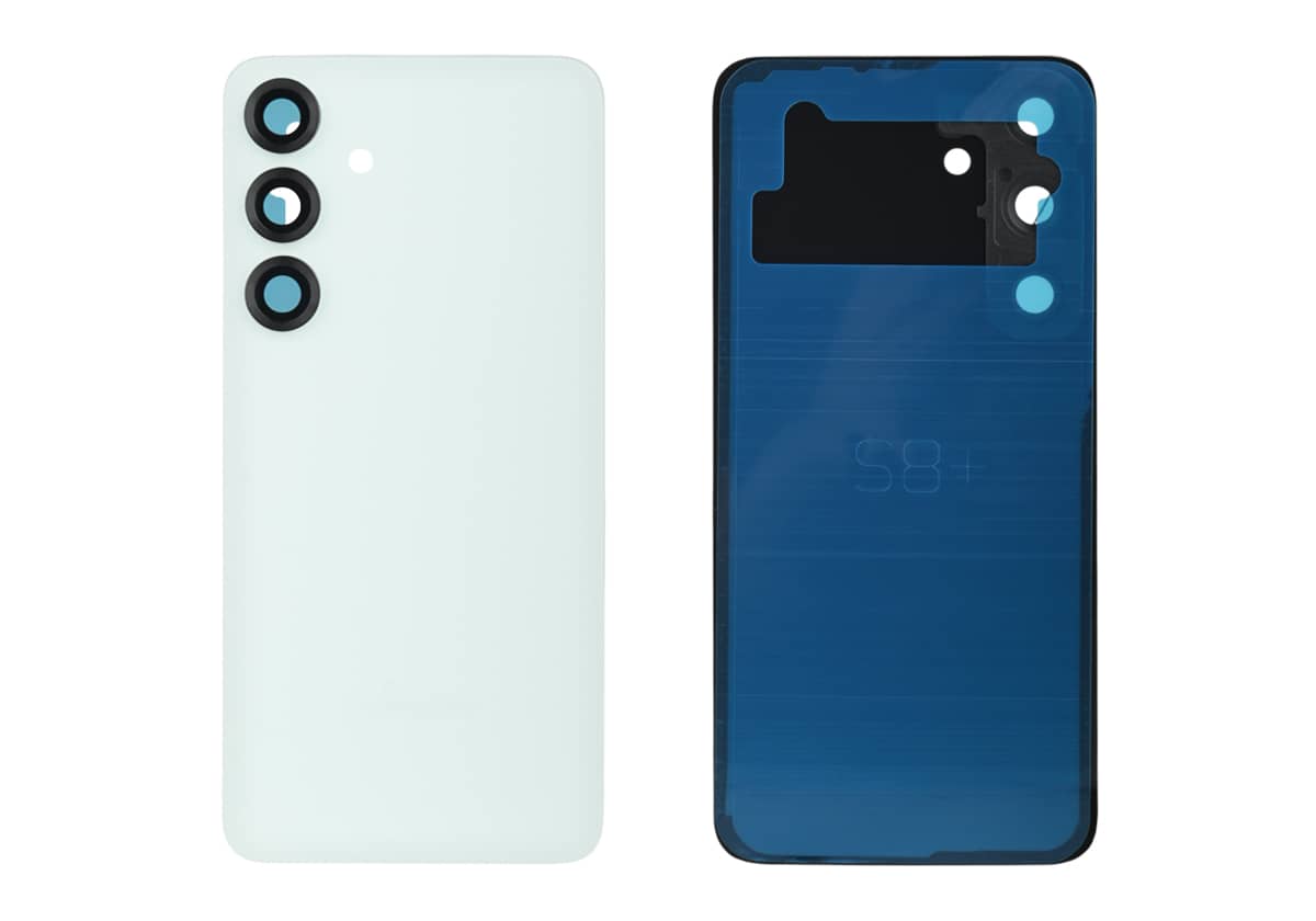 Задняя крышка для Samsung S936b (Зеленая, со стеклом камеры)