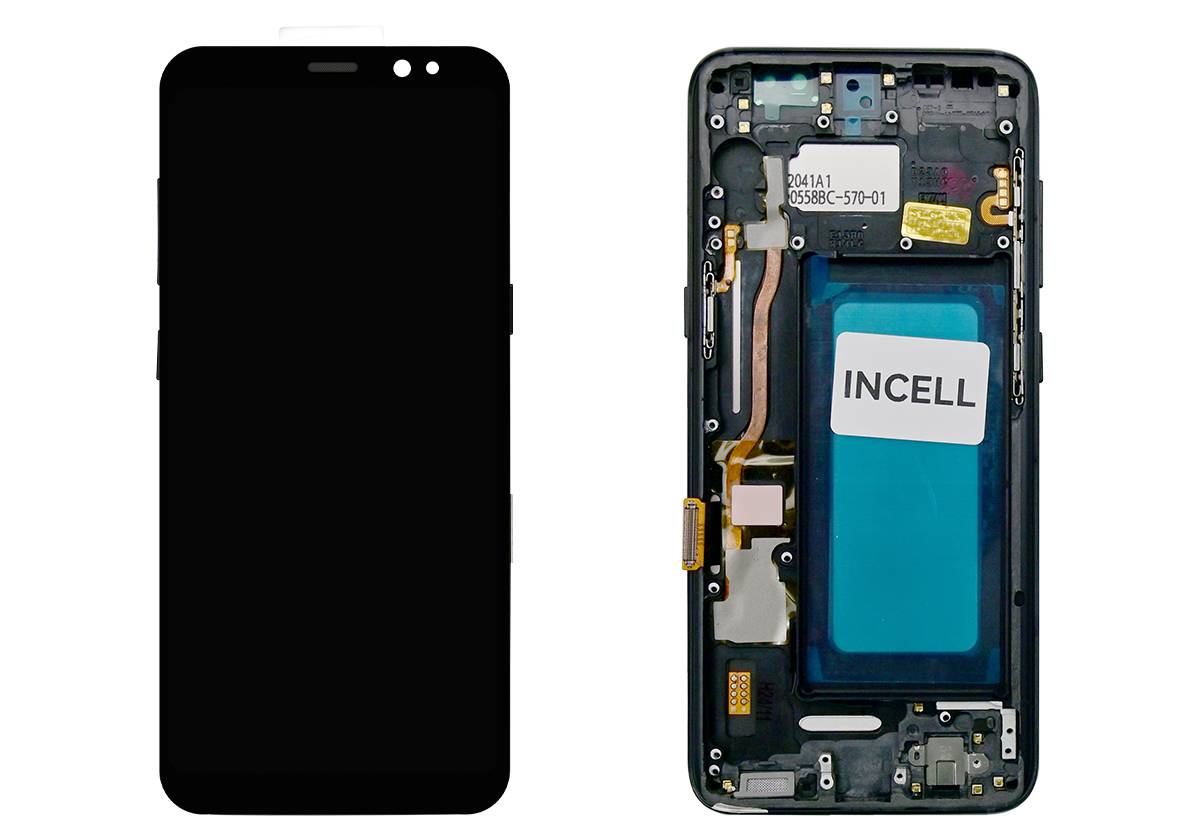 Дисплей для Samsung G950F/FD S8 — In-Cell, в рамке, чёрный
