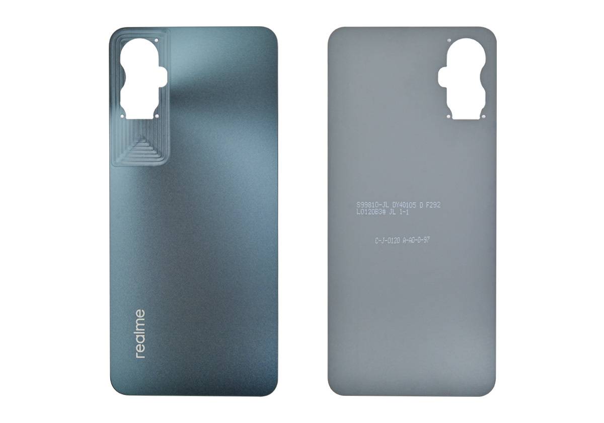 Задняя крышка для Realme C65 4G черная (черный)