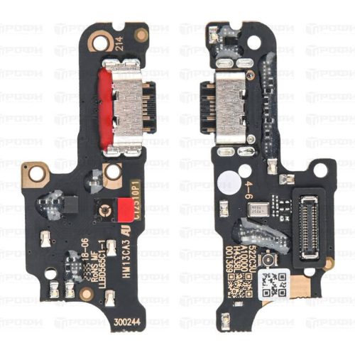 Нижняя плата Xiaomi Poco M6 Pro 4G (2312FPCA6G) с разъемом для зарядки/микрофон