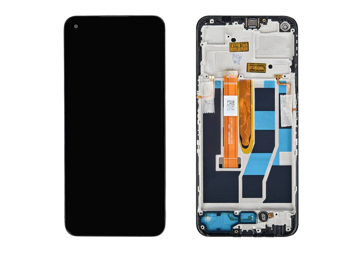 Дисплей для Realme RMX3474 — оригинал, в рамке, чёрный