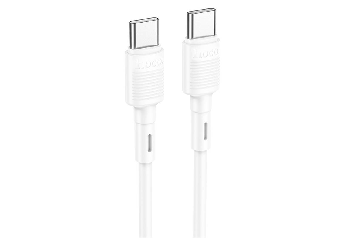 Кабель HOCO X83 Type-C-Lightning, 2.4А, ПВХ, 1м, белый
