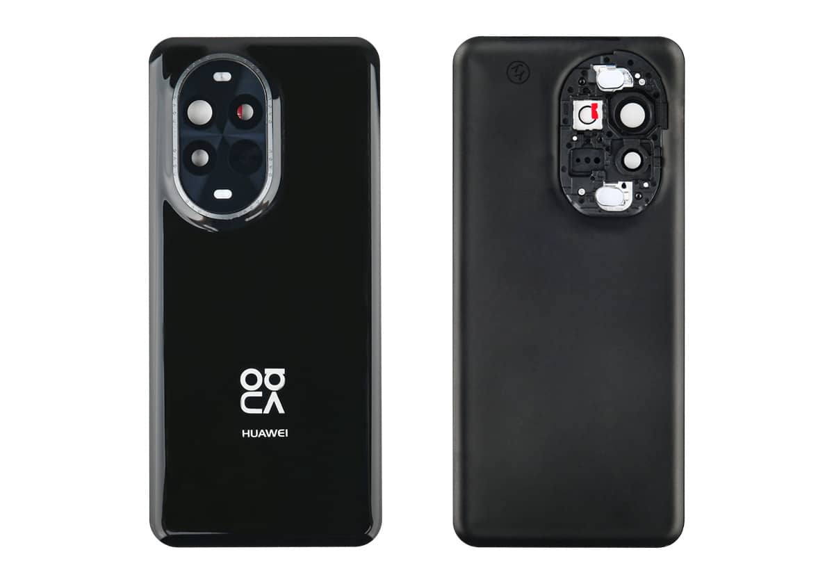 Задняя крышка для Huawei Nova 13 Pro со стеклом камеры (черный, со стеклом камеры)