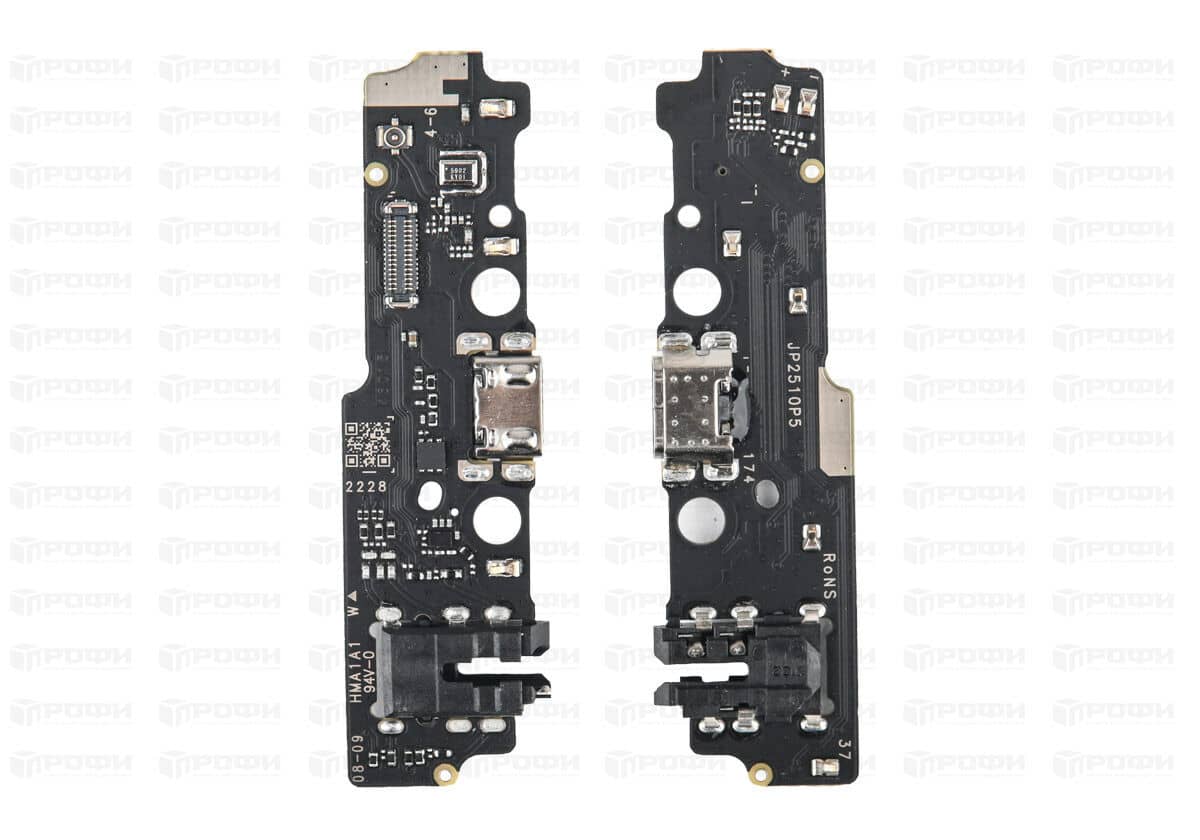 Нижняя плата Xiaomi Poco C51 (2302EPCC4I) с разъемом зарядки/гарнитуры/микрофон