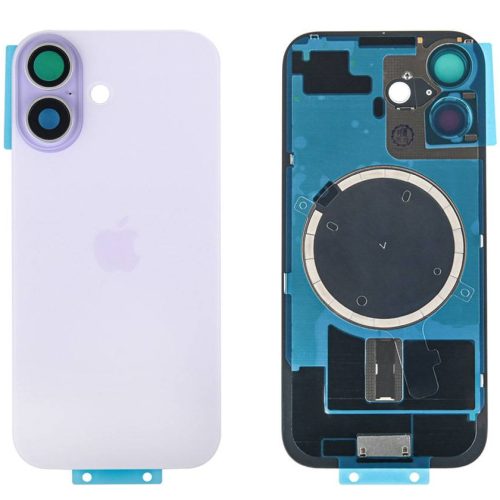 Задняя крышка для iPhone 17 Лаванда ORG в сборе со стеклом камеры (лавандовый, ORG, MagSafe, со стеклом камеры, монолит)
