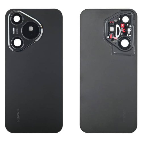 Задняя крышка для Huawei Pura 70 со стеклом камеры (черный, со стеклом камеры)