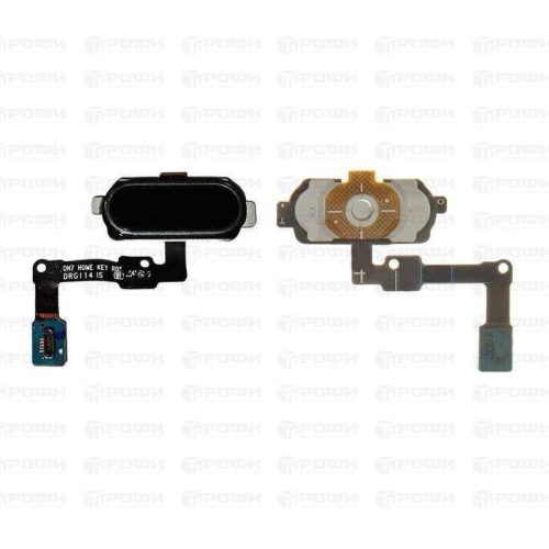 Кнопка HOME Samsung G570F/G610F Galaxy J5/J7 Prime в сборе на шлейфе (черная)