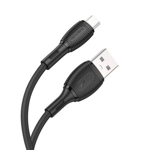 Кабель Borofone BX86 Advantage USB-Micro черный