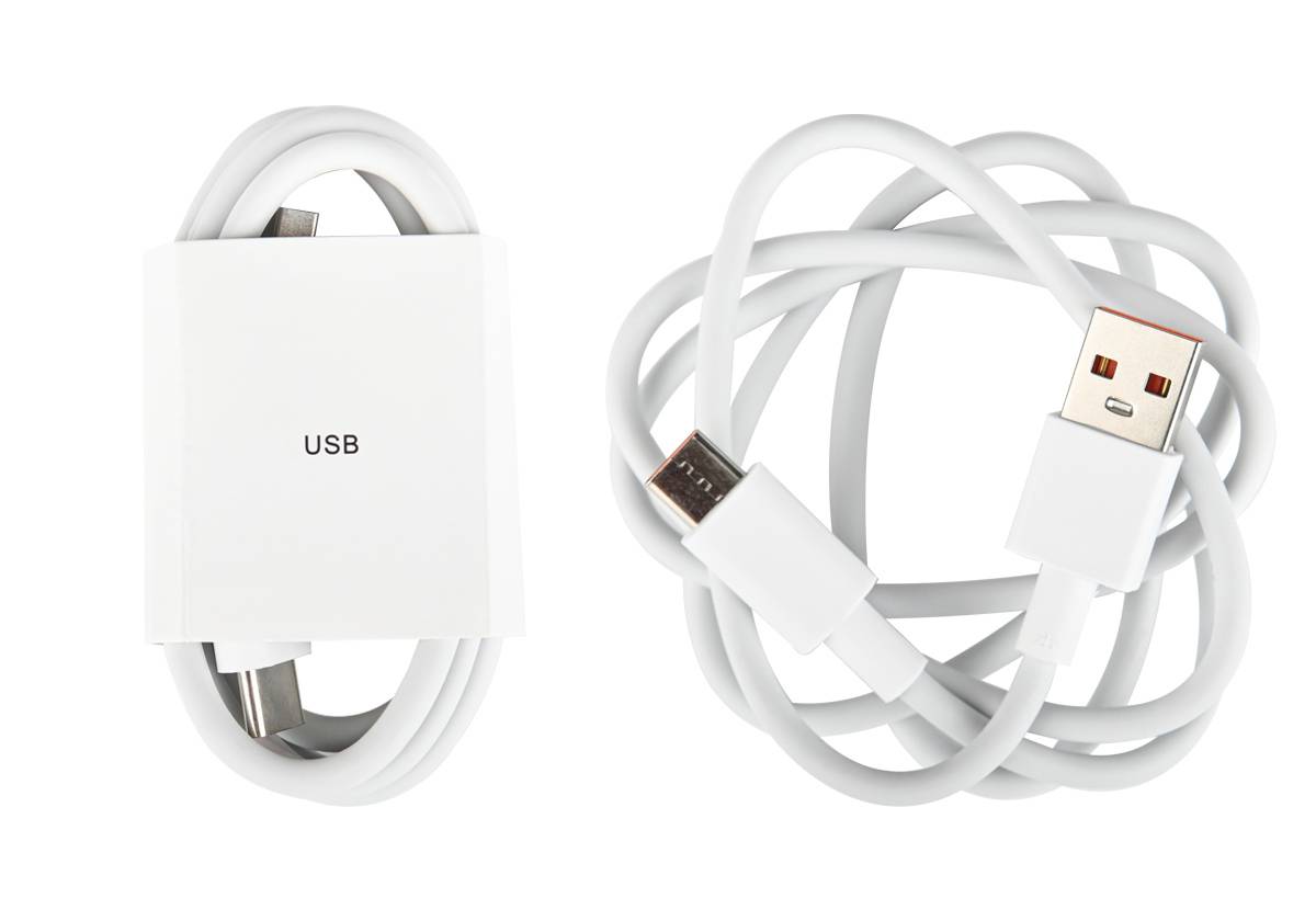 Кабель Xiaomi USB-Type-C, 6A, ПВХ, 1м, белый