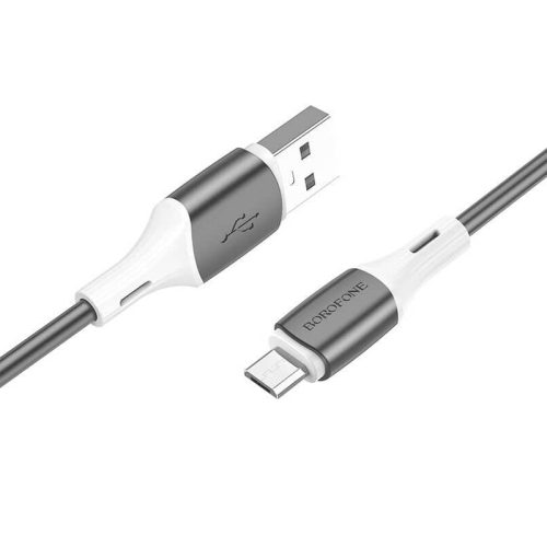 Кабель Borofone BX79 silicone USB — Micro черный