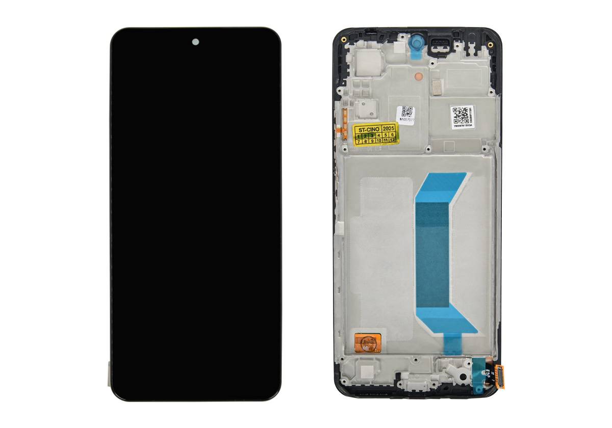Дисплей для Xiaomi Redmi Note 12 5G/Poco X5 5G — In-Cell, в рамке, чёрный