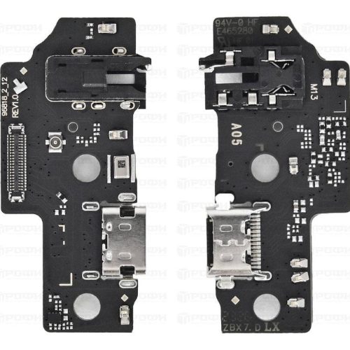Нижняя плата Samsung A055F (A05) разъем зарядки/гарнитуры/микрофон