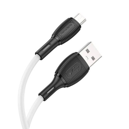 Кабель Borofone BX86 Advantage USB-Micro белый
