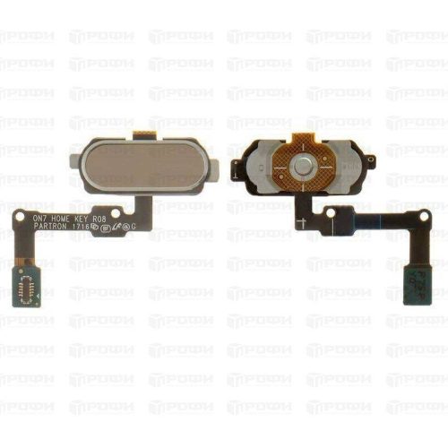 Кнопка HOME Samsung G570F/G610F Galaxy J5/J7 Prime в сборе на шлейфе (золото)