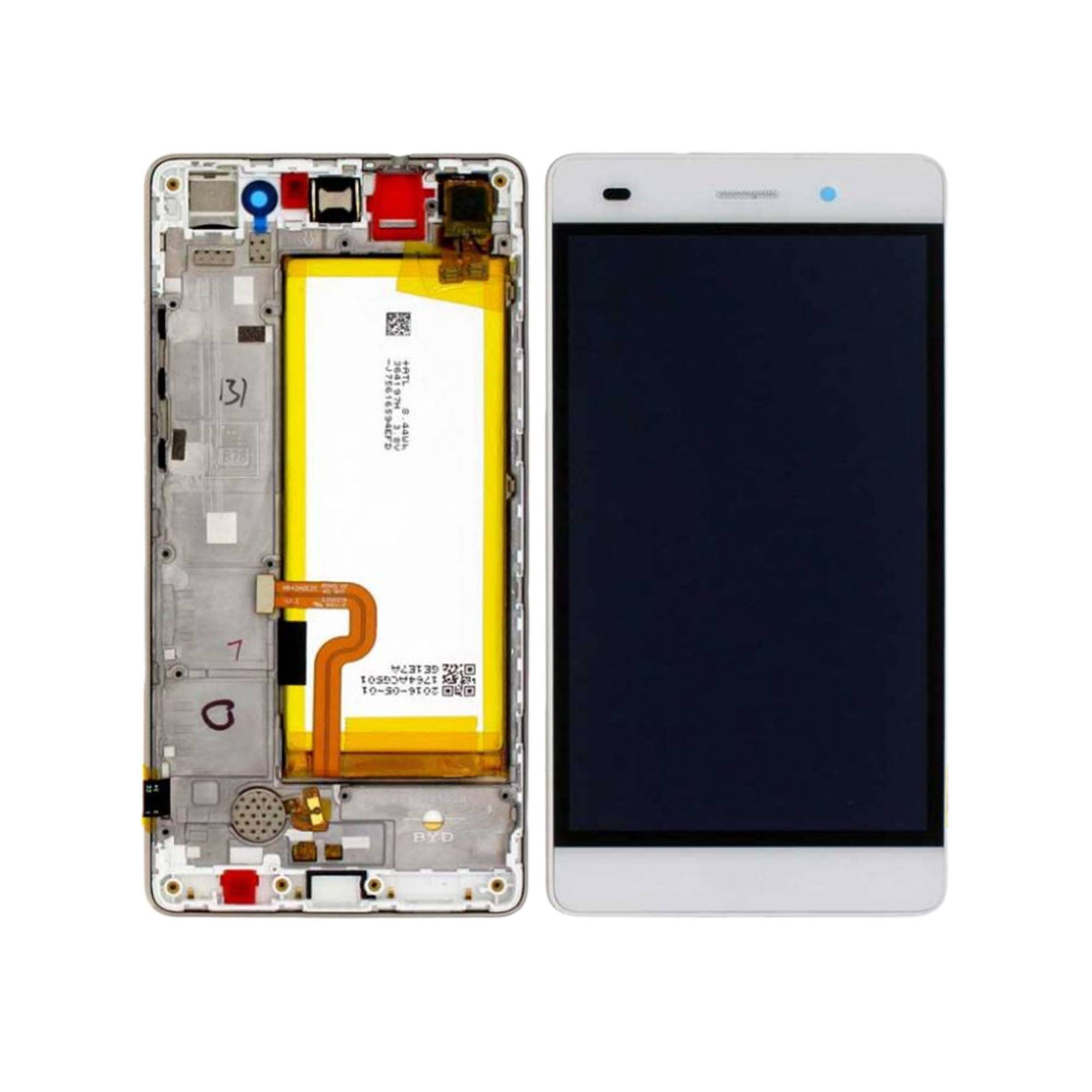 Дисплей для Huawei P8 Lite ALE-L21 — аналог, без рамки, белый