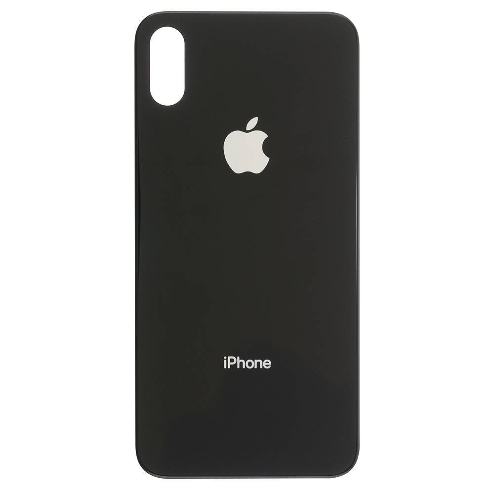 Задняя крышка для iPhone X (Черная)