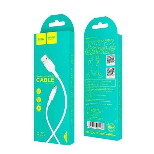 Кабель Hoco X25 Soarer USB — Micro, 2A, ПВХ, 1м, черный