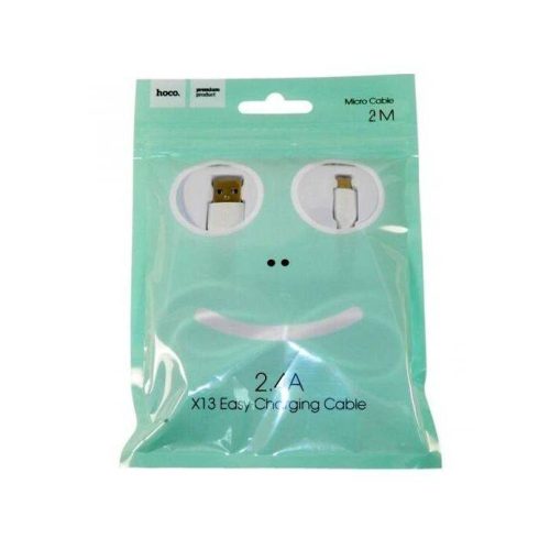 Кабель Hoco X13 для Micro USB (L=1M), белый