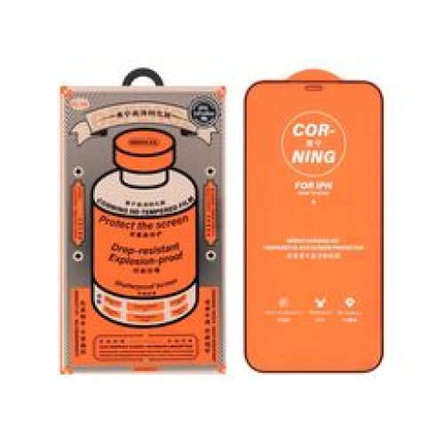 Защитное стекло REMAX GL-83 Сверхпрочное iPhone 11 Pro/iPhone XS/iPhone X Medicine Glass, черная рамка
