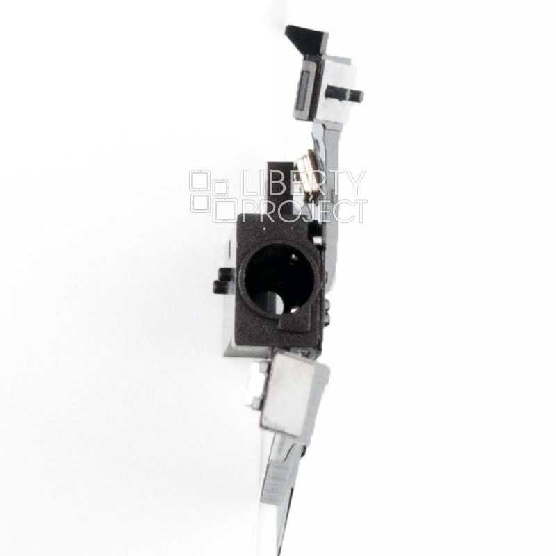 Шлейф iPhone 4S с разъёмом наушников (черный)
