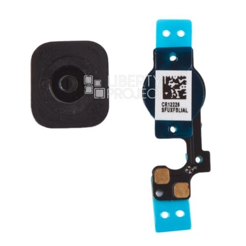 Шлейф iPhone 5C с кнопкой Home (черный)
