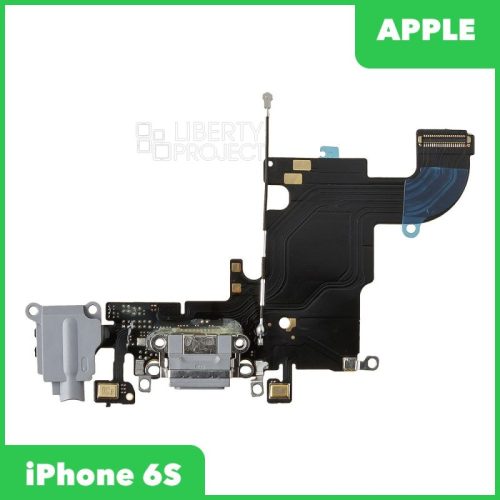 Шлейф зарядки для iPhone 6S (серый)