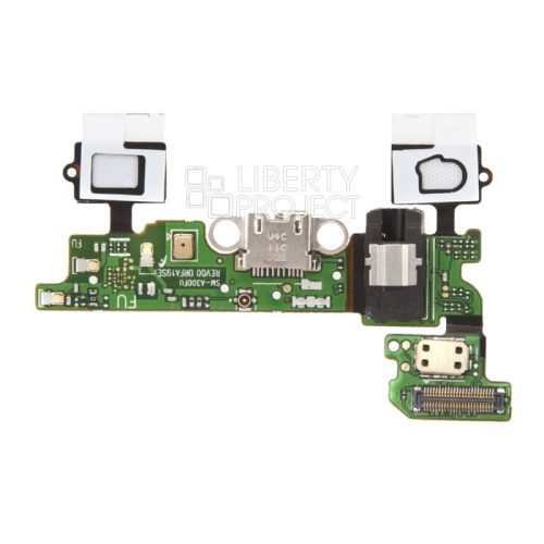 Шлейф зарядки для Samsung Galaxy A3 2015 SM-A300 (с кнопкой Home)