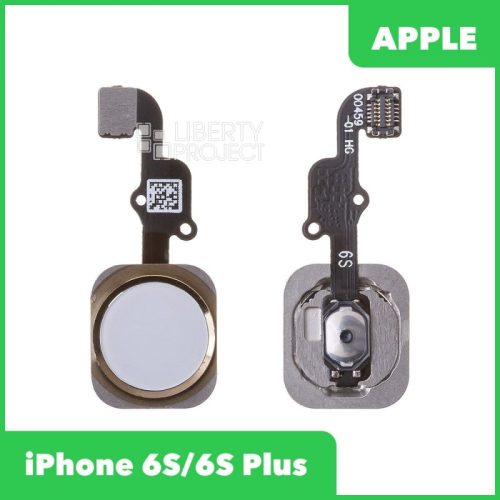 Шлейф iPhone 6S/6S Plus на кнопку HOME (золото)