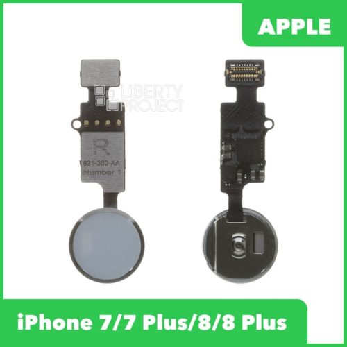 Шлейф iPhone 7/7 Plus/8/8 Plus на кнопку HOME (белый)