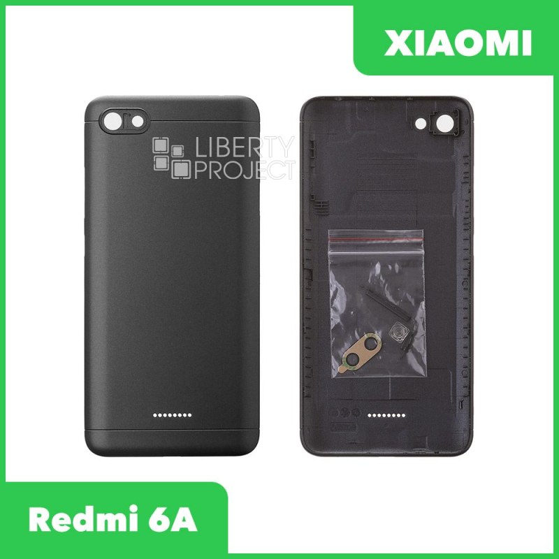 Задняя крышка для Xiaomi Redmi 6A (Серый)