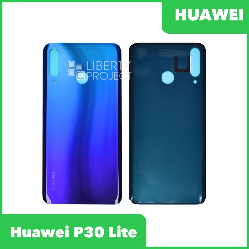 Задняя крышка для Huawei P30 Lite . (синий)