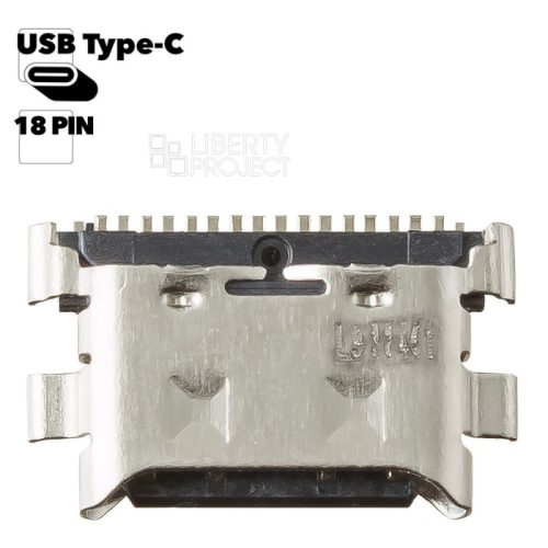 Разъем зарядки Type-C для Samsung Galaxy A205F/A305F/A307F/A315F/A325F/A405F/A505F/A705F, и др.