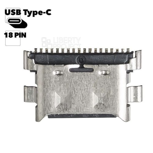 Разъем зарядки Type-C для Samsung M205F/A205F/A305F/A307F/A315F/A325F/A405F/A505F/A705F, и др.