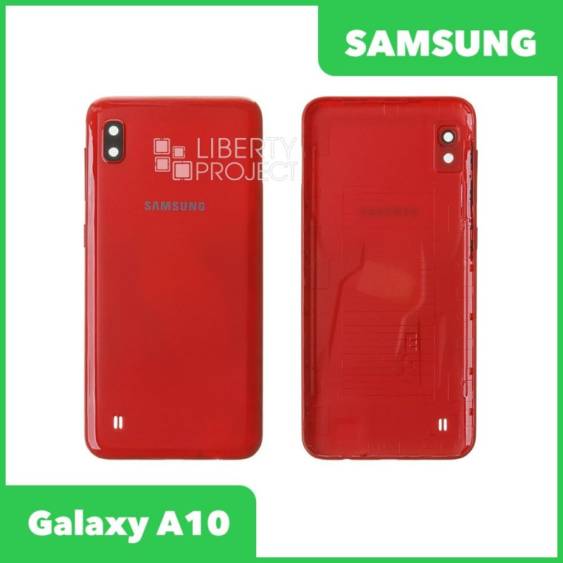 Задняя крышка для Samsung Galaxy A10 (Красный)