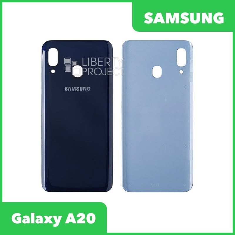 Задняя крышка для Samsung Galaxy A20 (Синий)