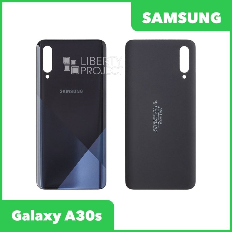 Задняя крышка для Samsung Galaxy A30s (Черный)