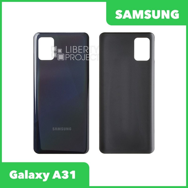 Задняя крышка для Samsung Galaxy A31 (Черный)
