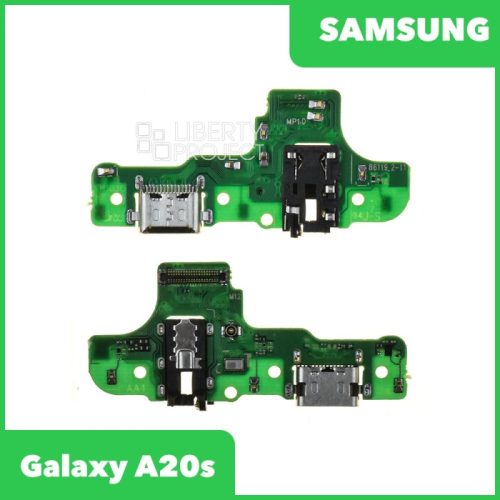 _!Шлейф/FLC Samsung Galaxy A20s SM-A207 на системный разъём/разъём гарнитуры/микрофон..