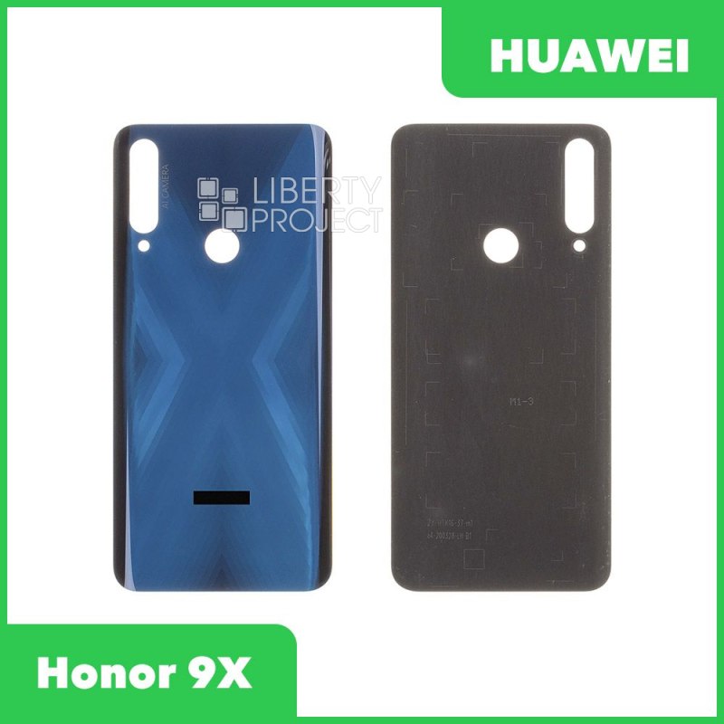 Задняя крышка для Huawei Honor 9X (синий)