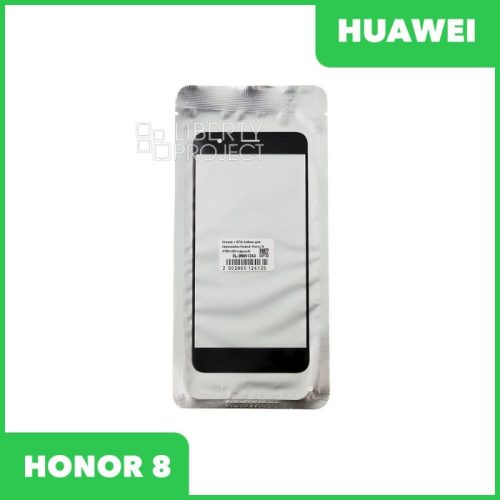 Стекло + OCA плёнка для переклейки Huawei Honor 8 (FRD-L09 (черный)