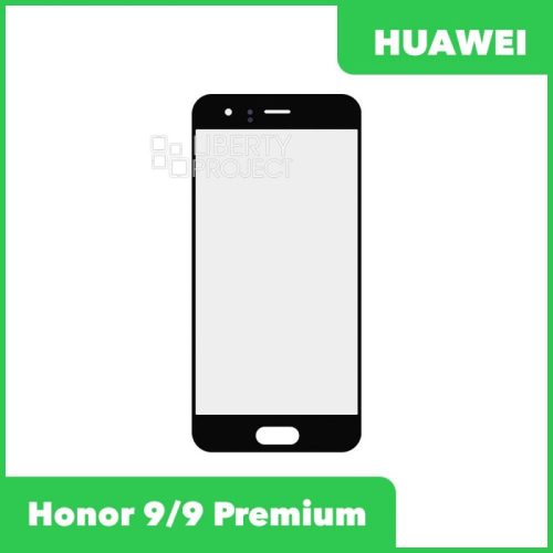 Стекло + OCA плёнка для переклейки Huawei Honor 9/9 Premium (STF-L09) (синий)